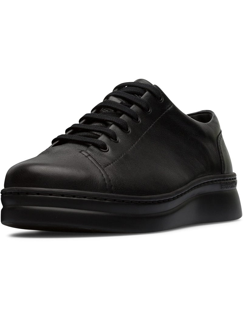 Camper Runner Up Leather Sneakers for Women - Ultra-Comfortable Tennis Shoes with OrthoLite Comfort Footbeds & XL Extralight Organix Traction Outsoles, Black 042 - 39 EU / 8.5 US - Image 1
